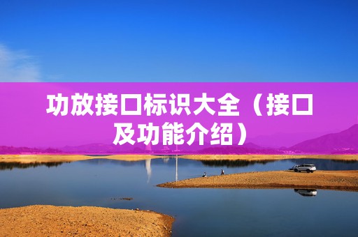 功放接口标识大全（接口及功能介绍）